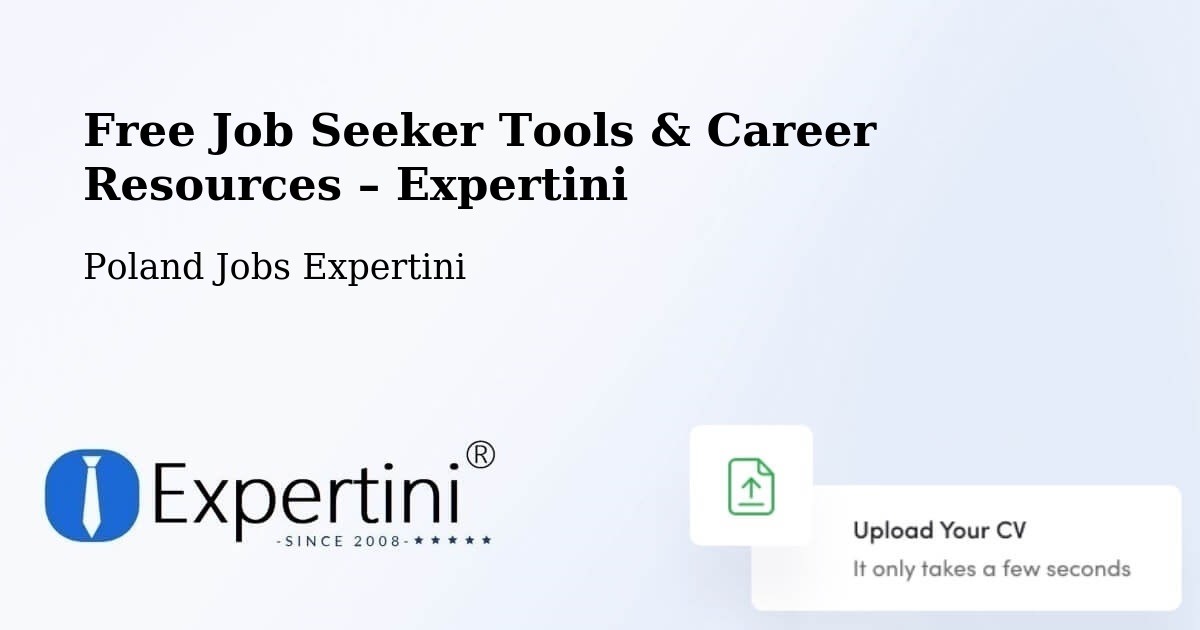 Free Job Seeker Tools & Career Resources – Widuchowa - Widuchowa, Poland Jobs Expertini