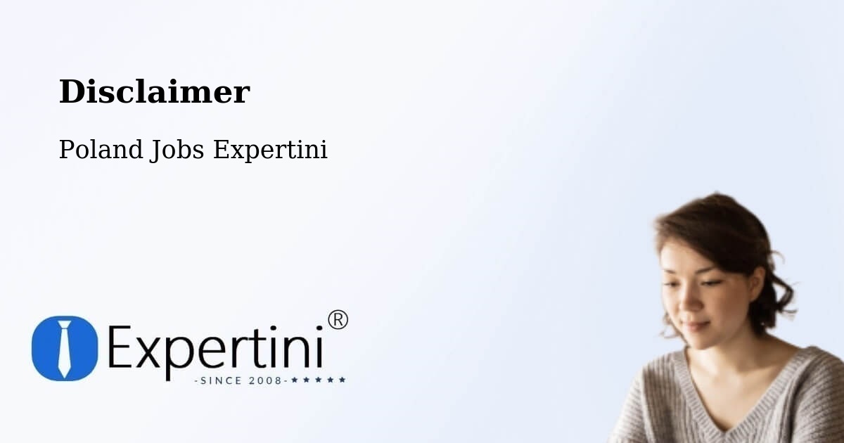 Disclaimer – Widuchowa - Poland Jobs Expertini