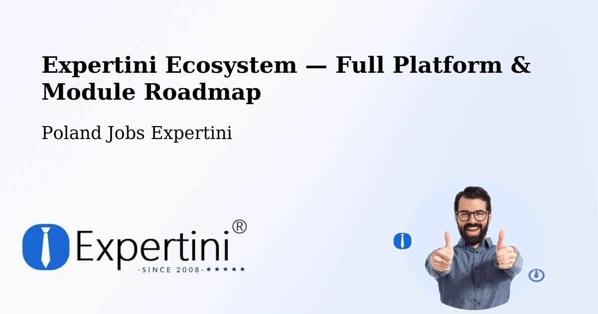 Expertini Ecosystem — Full Platform & Module Roadmap – Widuchowa