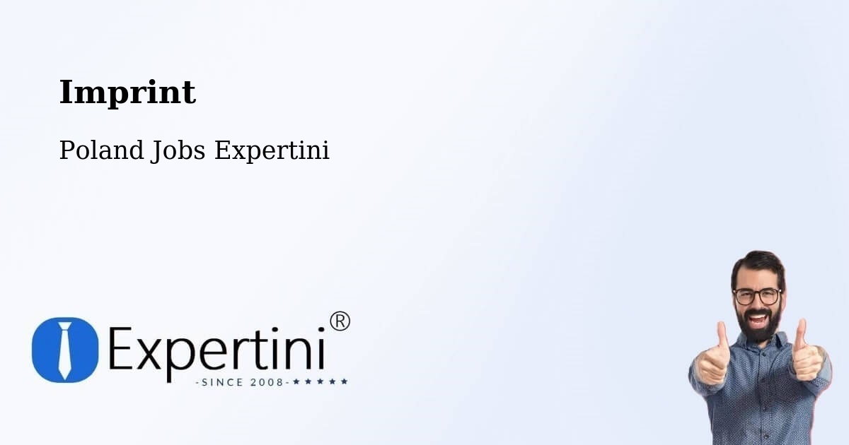 Imprint – Widuchowa - Poland Jobs Expertini
