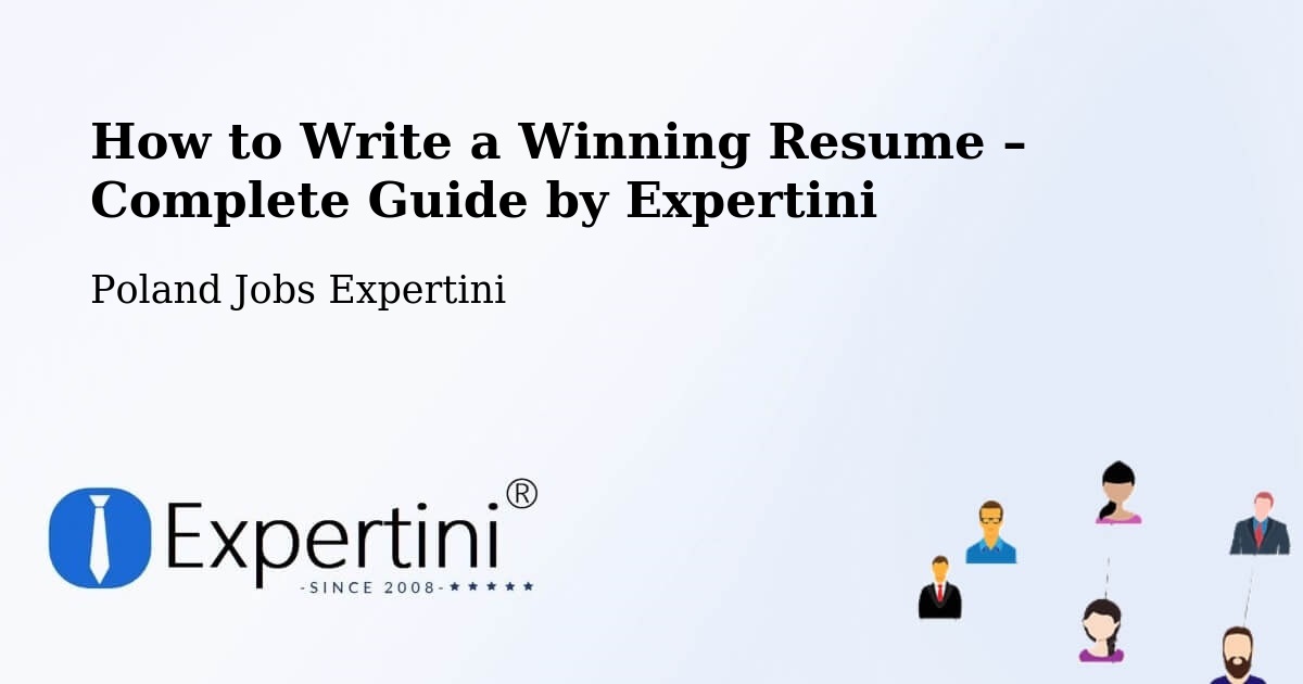 Resume Writing Guide for Job Seekers – Widuchowa - Widuchowa, Poland Jobs Expertini